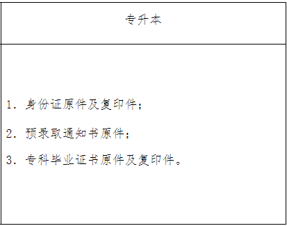 2023年上海理工大學(xué)專升本新生報(bào)到須知